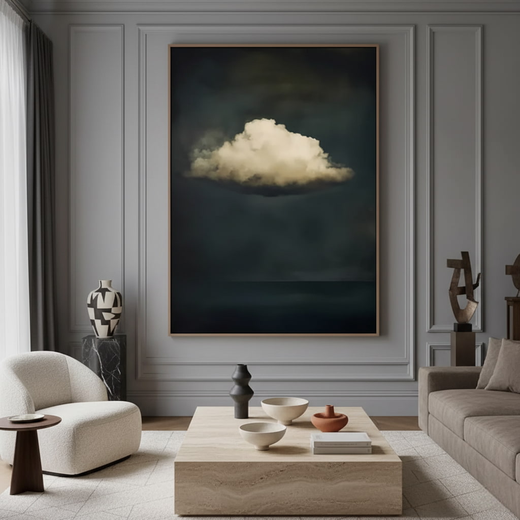 Abstract Cloudscape Oil Painting #MAC925