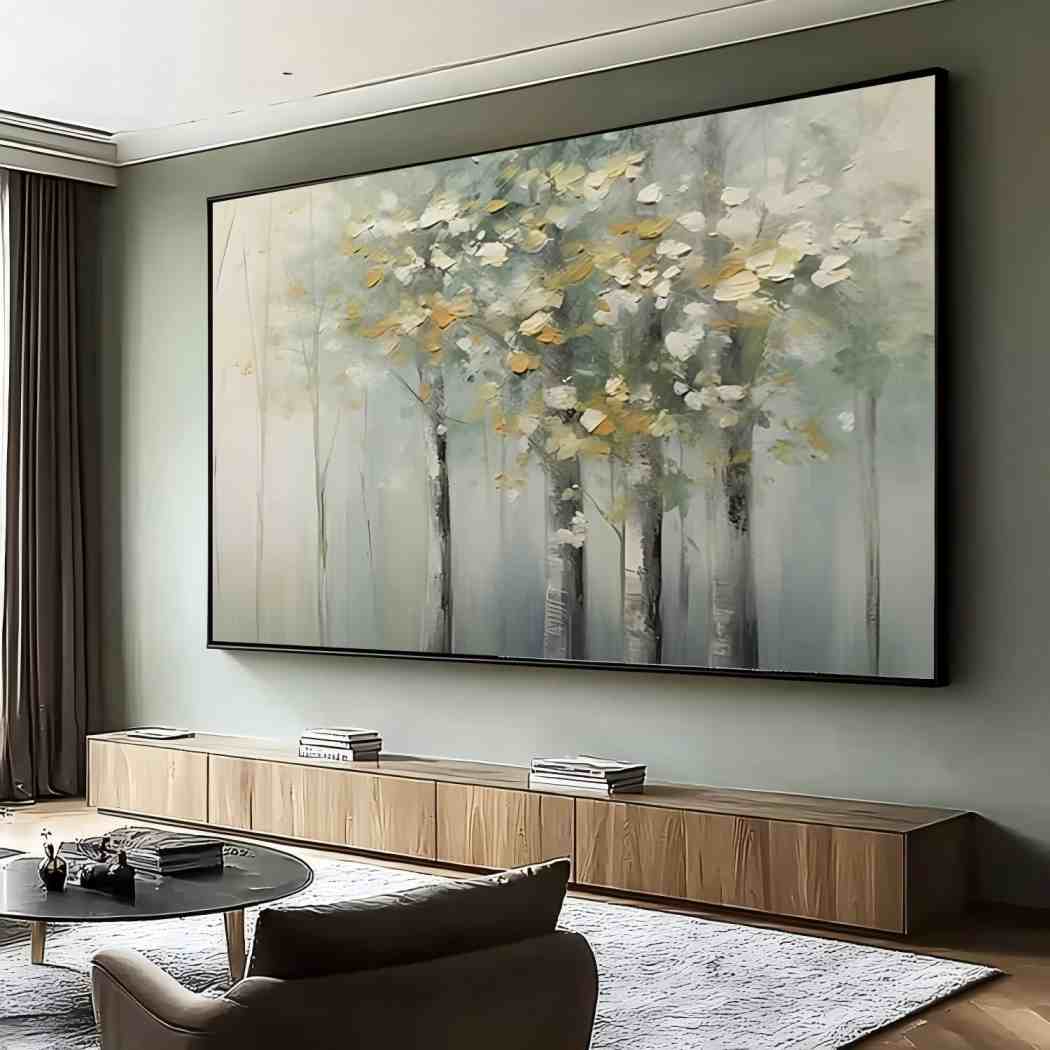 Abstract Forest Oil Painting #MAF216