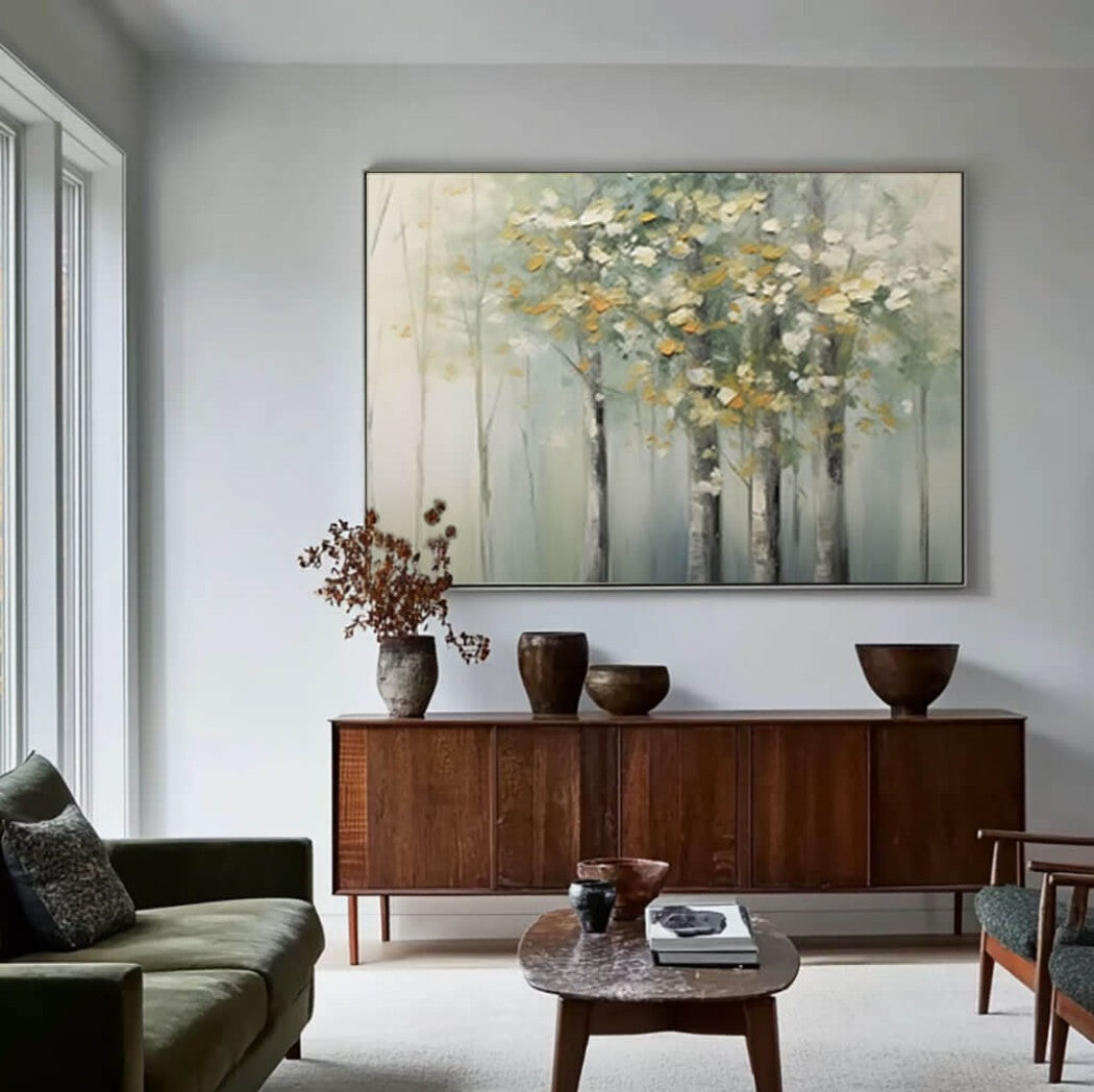 Abstract Forest Oil Painting #MAF216