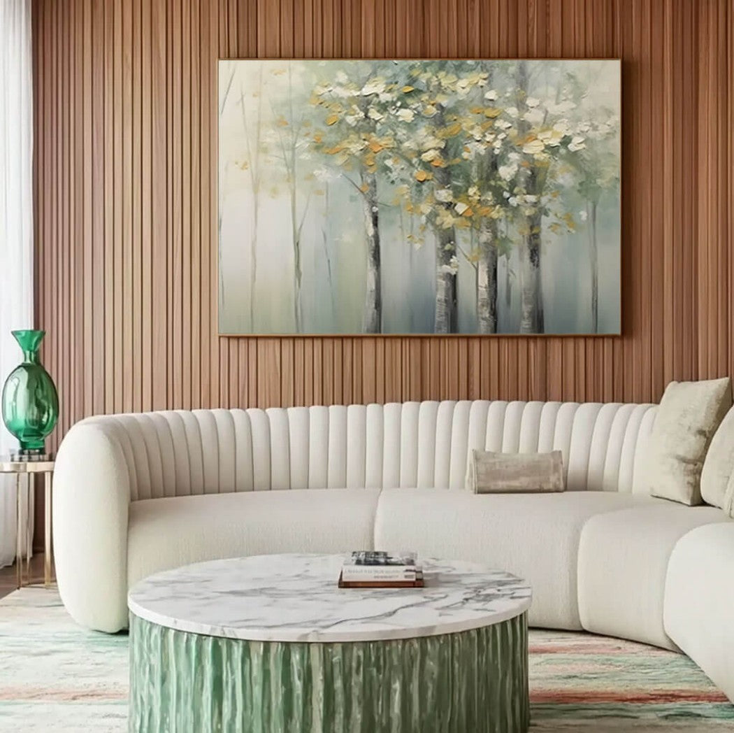 Abstract Forest Oil Painting #MAF216