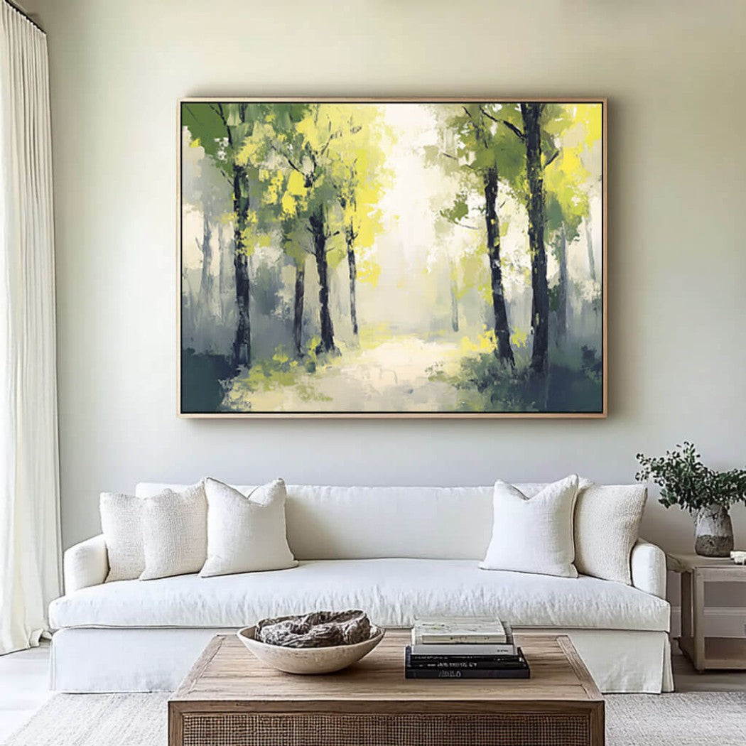 Abstract Forest Oil Painting #MAF155