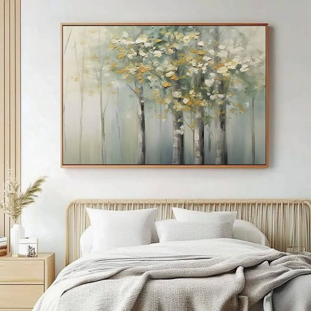 Abstract Forest Oil Painting #MAF216