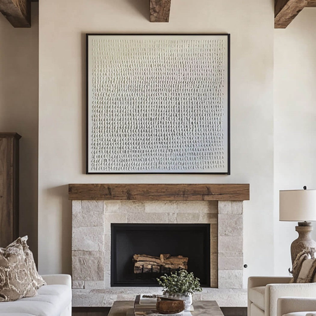 Oversized Abstract Textured Oil Painting #MOA200