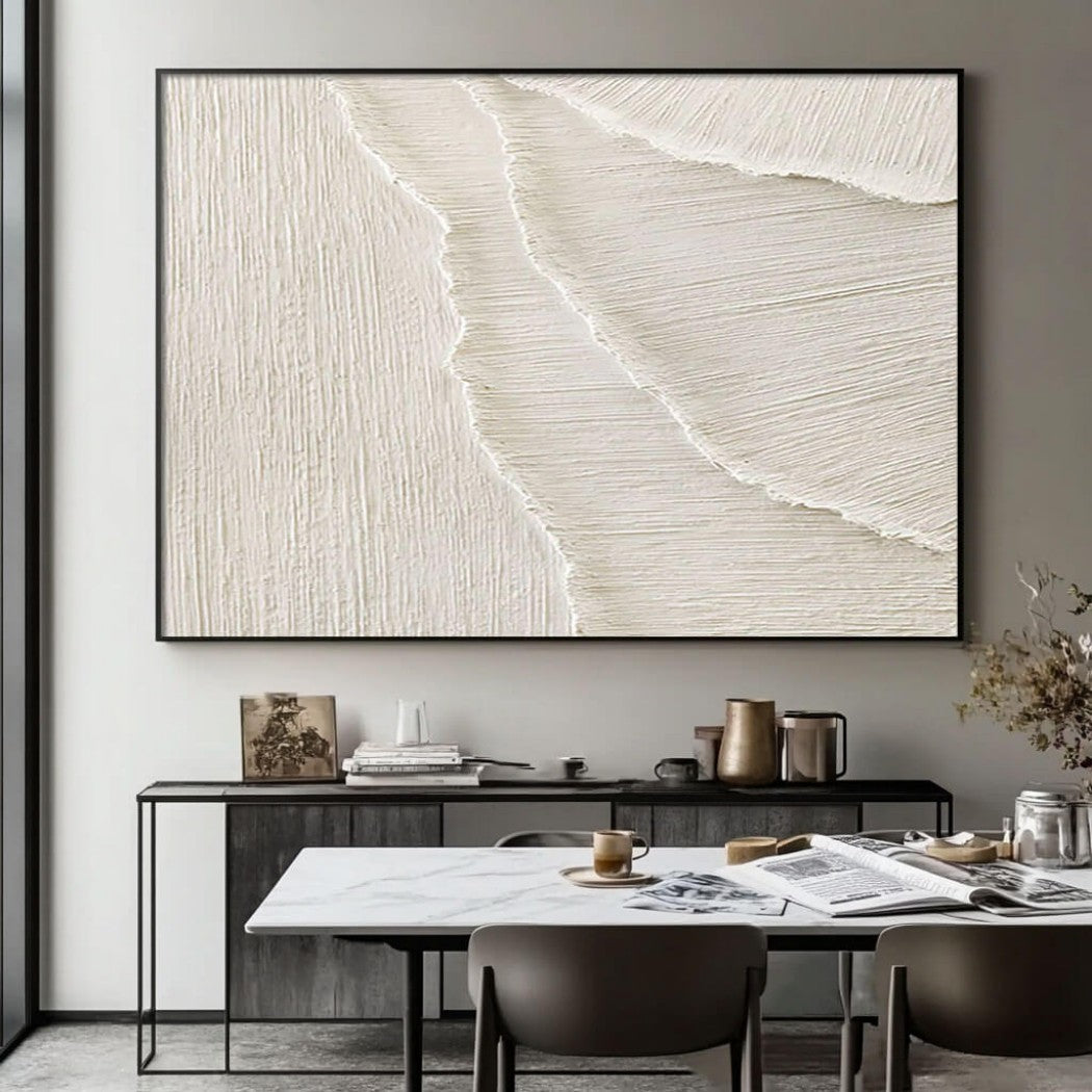 Abstract Textured Minimalist Oil Painting #MAT236