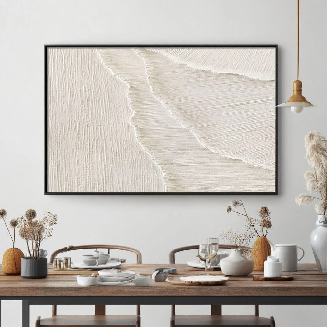 Abstract Textured Minimalist Oil Painting #MAT236