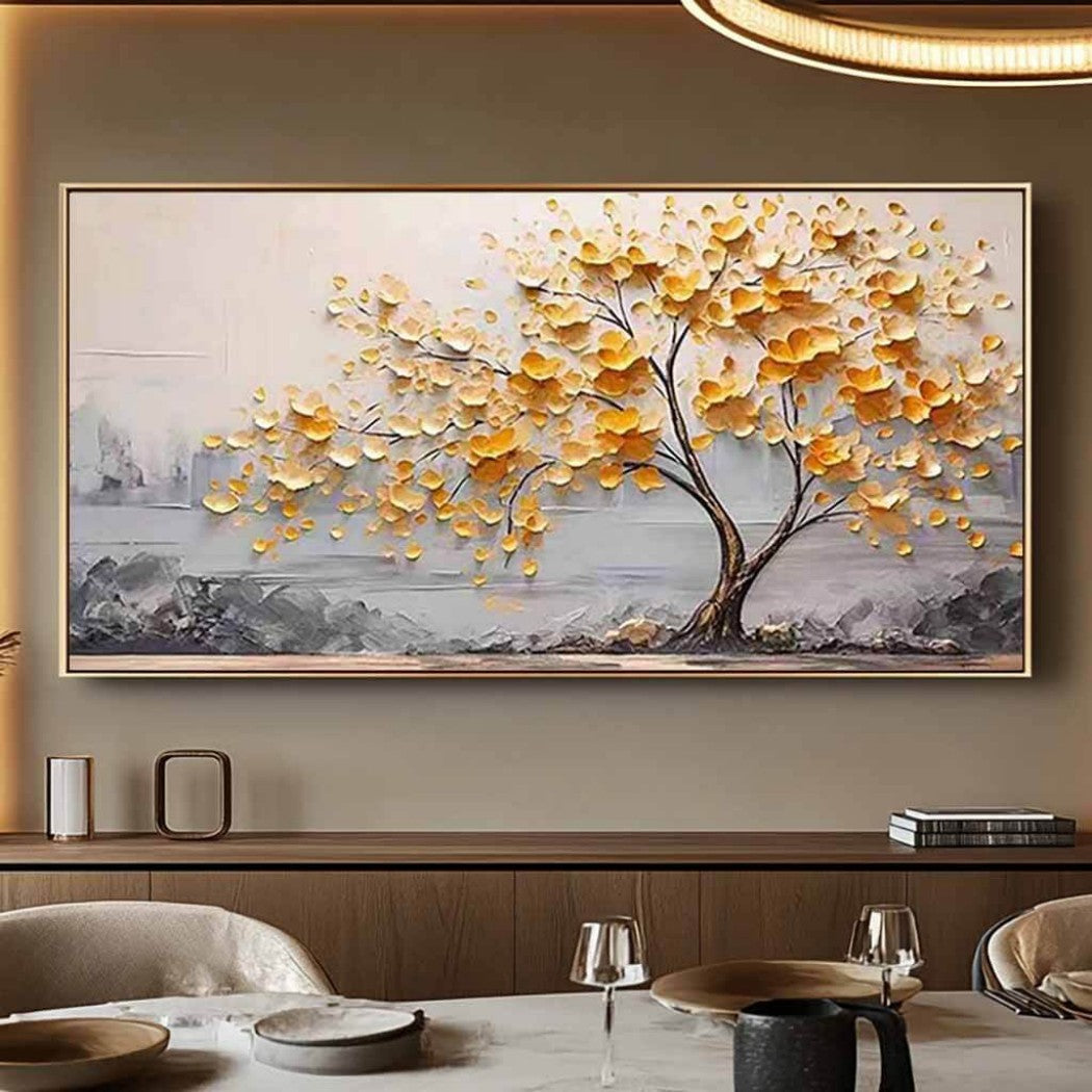 Abstract Tree Oil Painting #MAT027