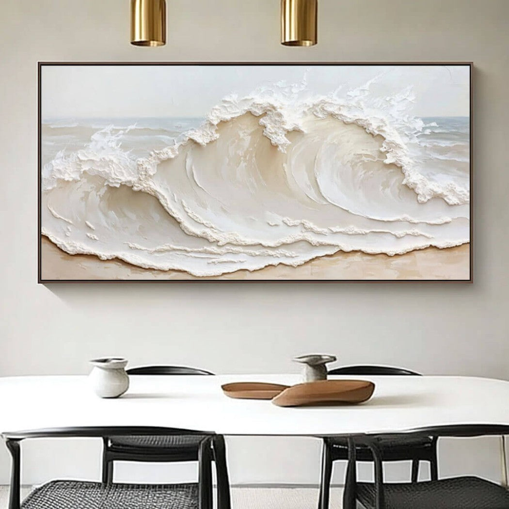 Oversized Abstract Wave Oil Painting #MOA139