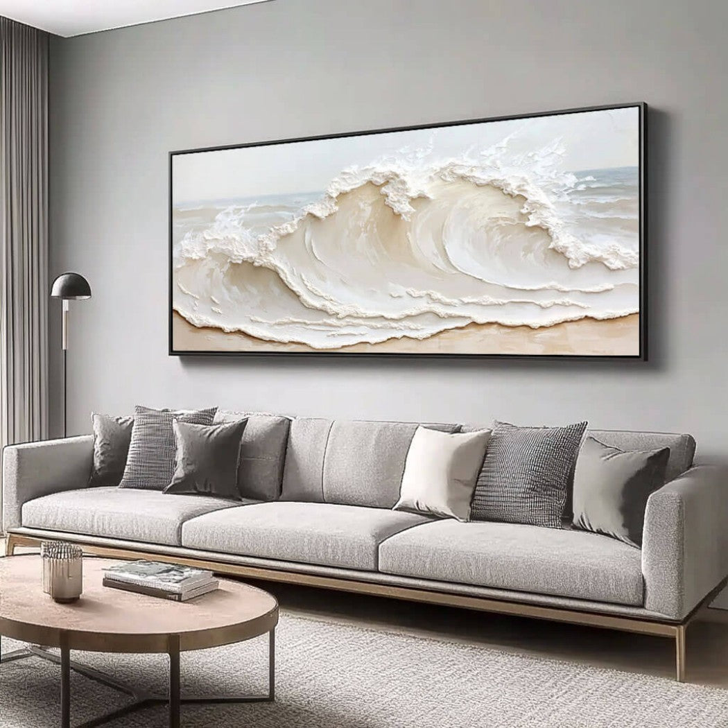 Oversized Abstract Wave Oil Painting #MOA139