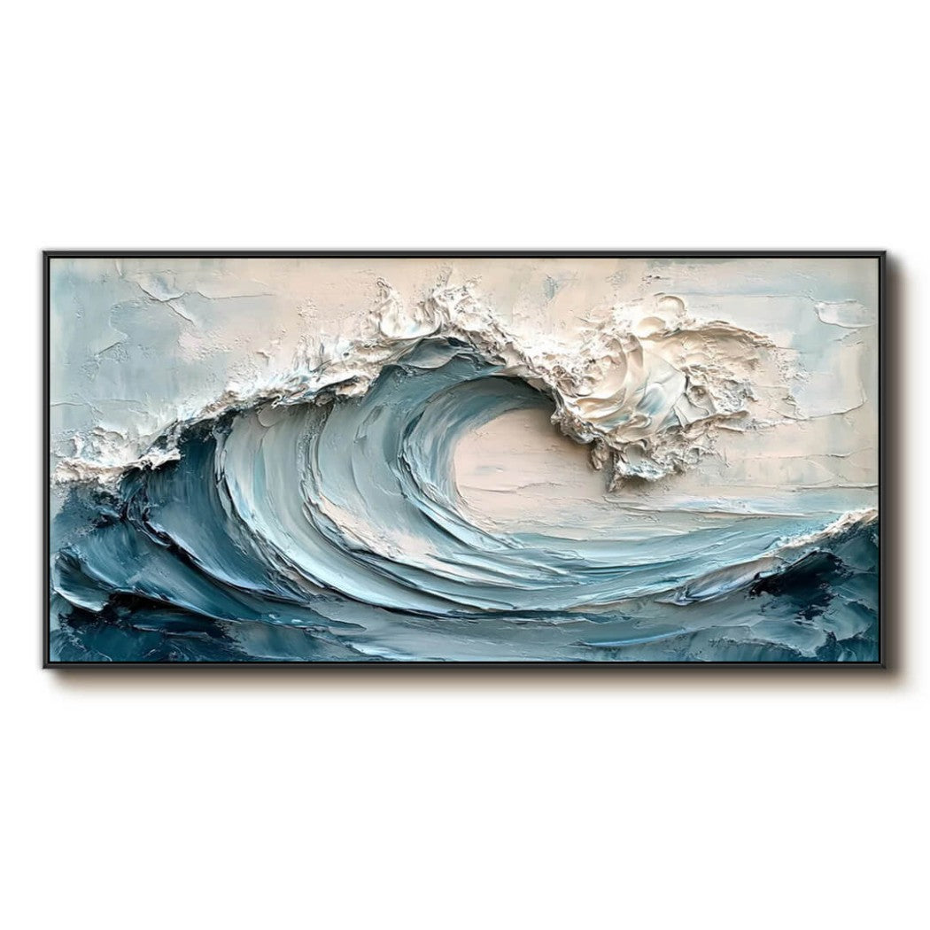 Oversized Abstract Wave Oil Painting #MOA151