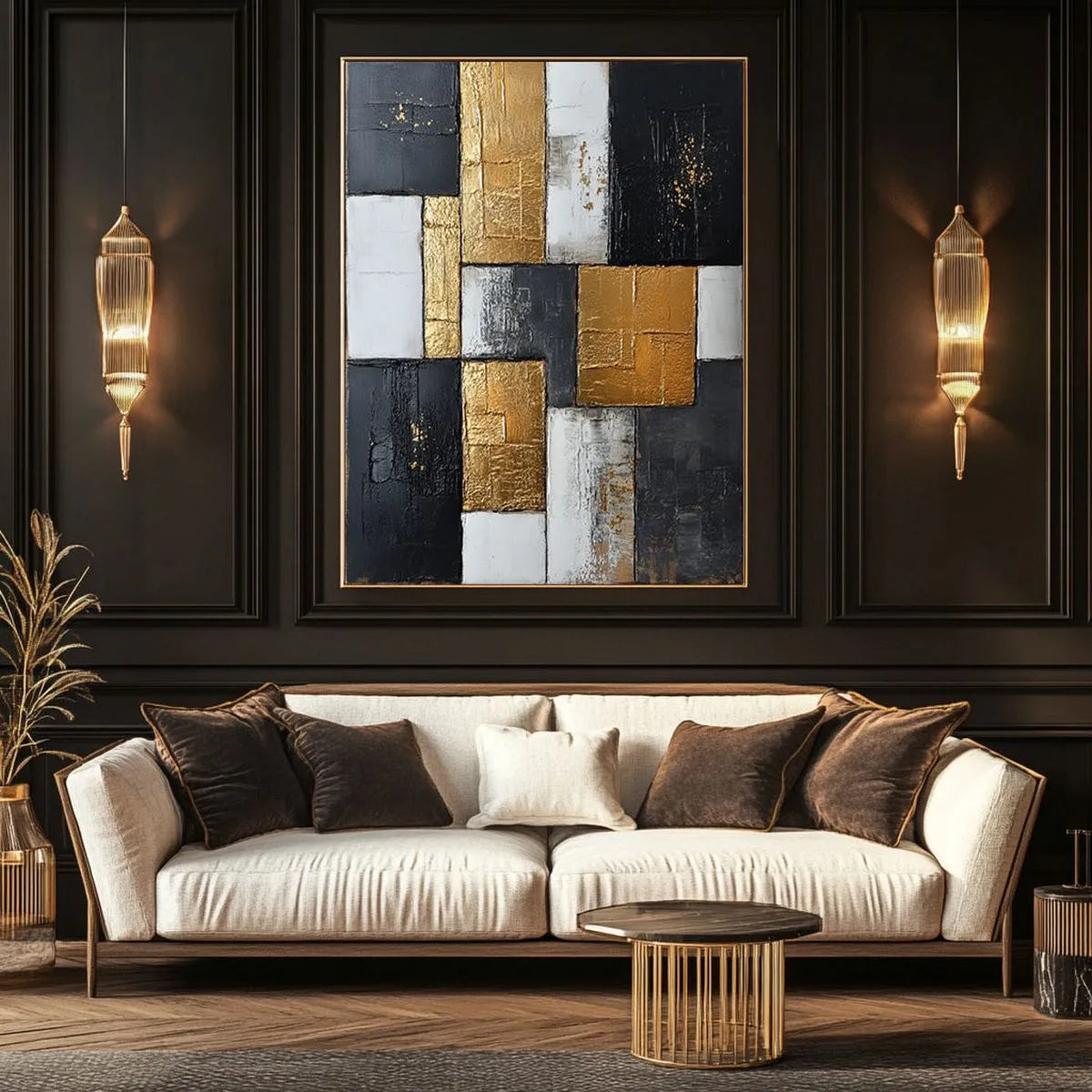Bold Geometric Painting #BG159