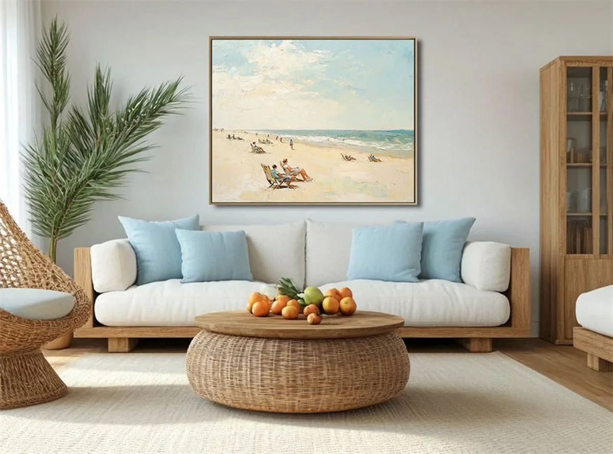 Calm Seascape Painting #CS134