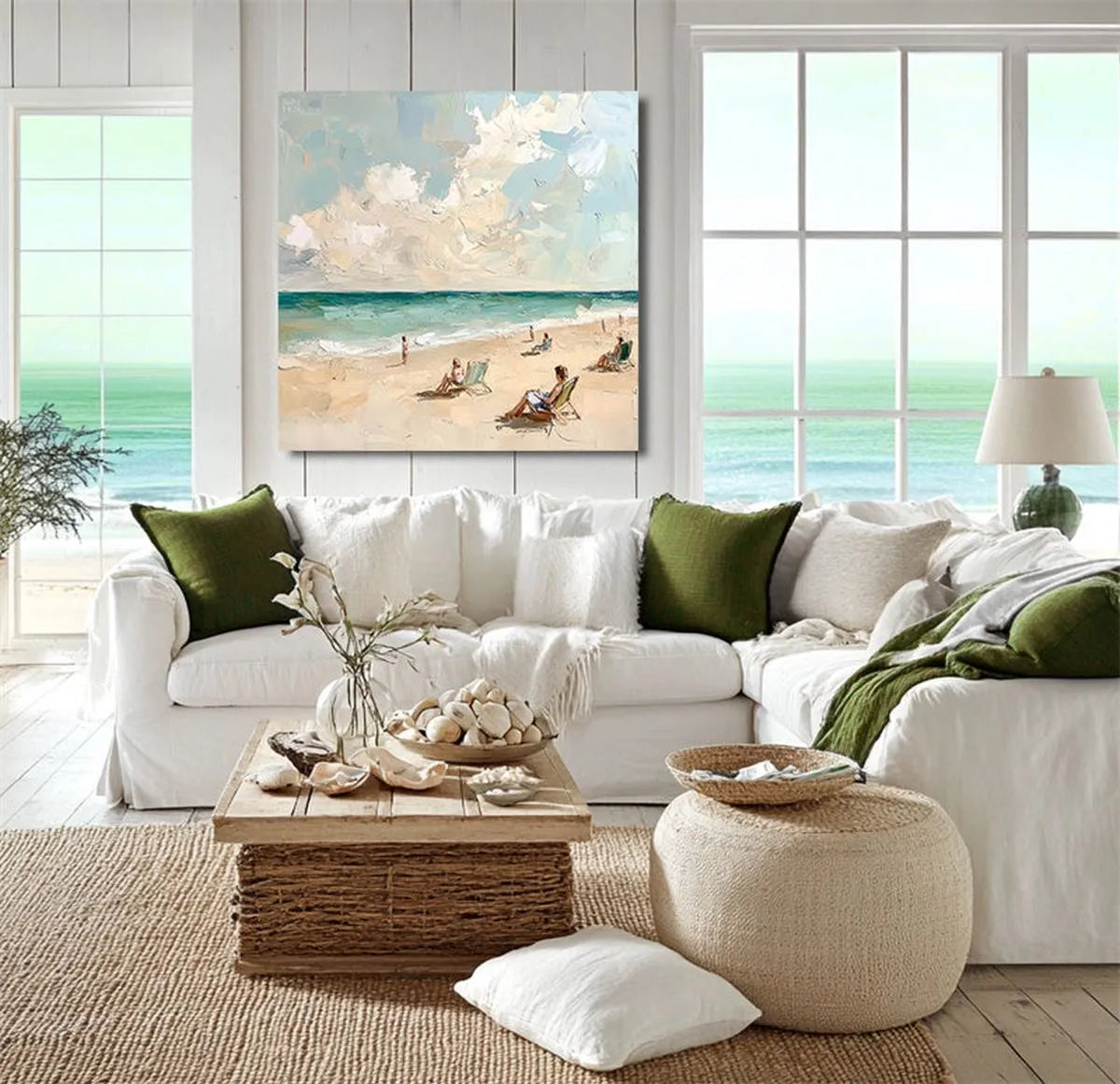 Calm Seascape Painting #CS135