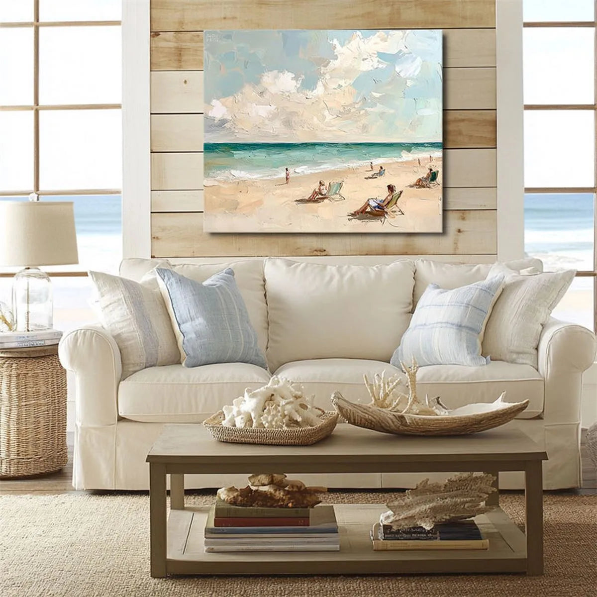 Calm Seascape Painting #CS135