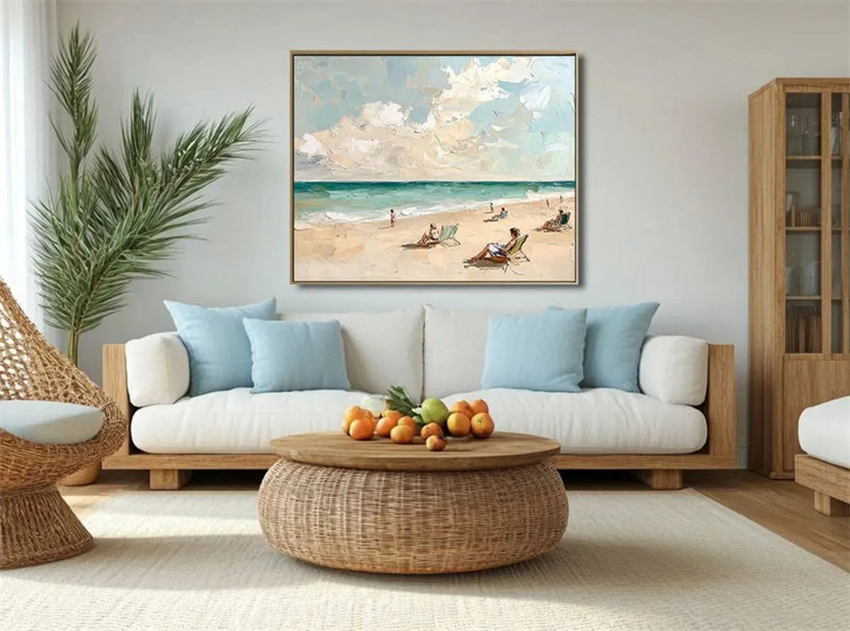 Calm Seascape Painting #CS135