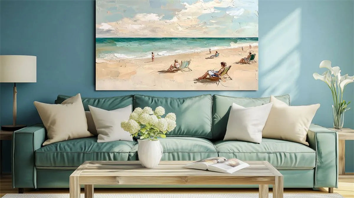 Calm Seascape Painting #CS135