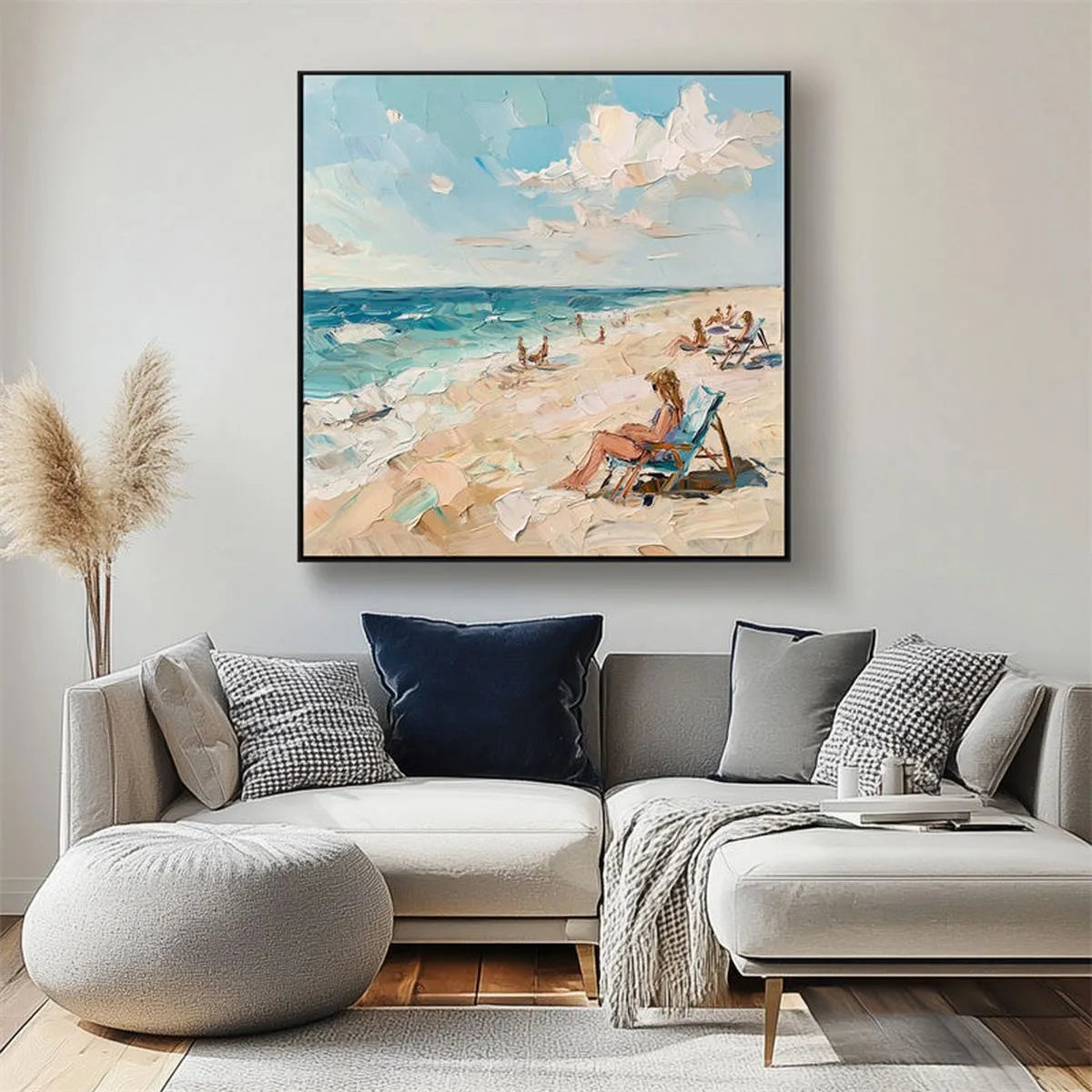 Calm Seascape Painting #CSP136