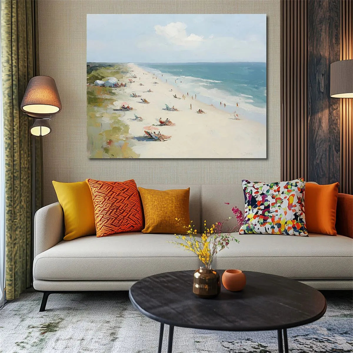 Calm Seascape Painting #CSP137