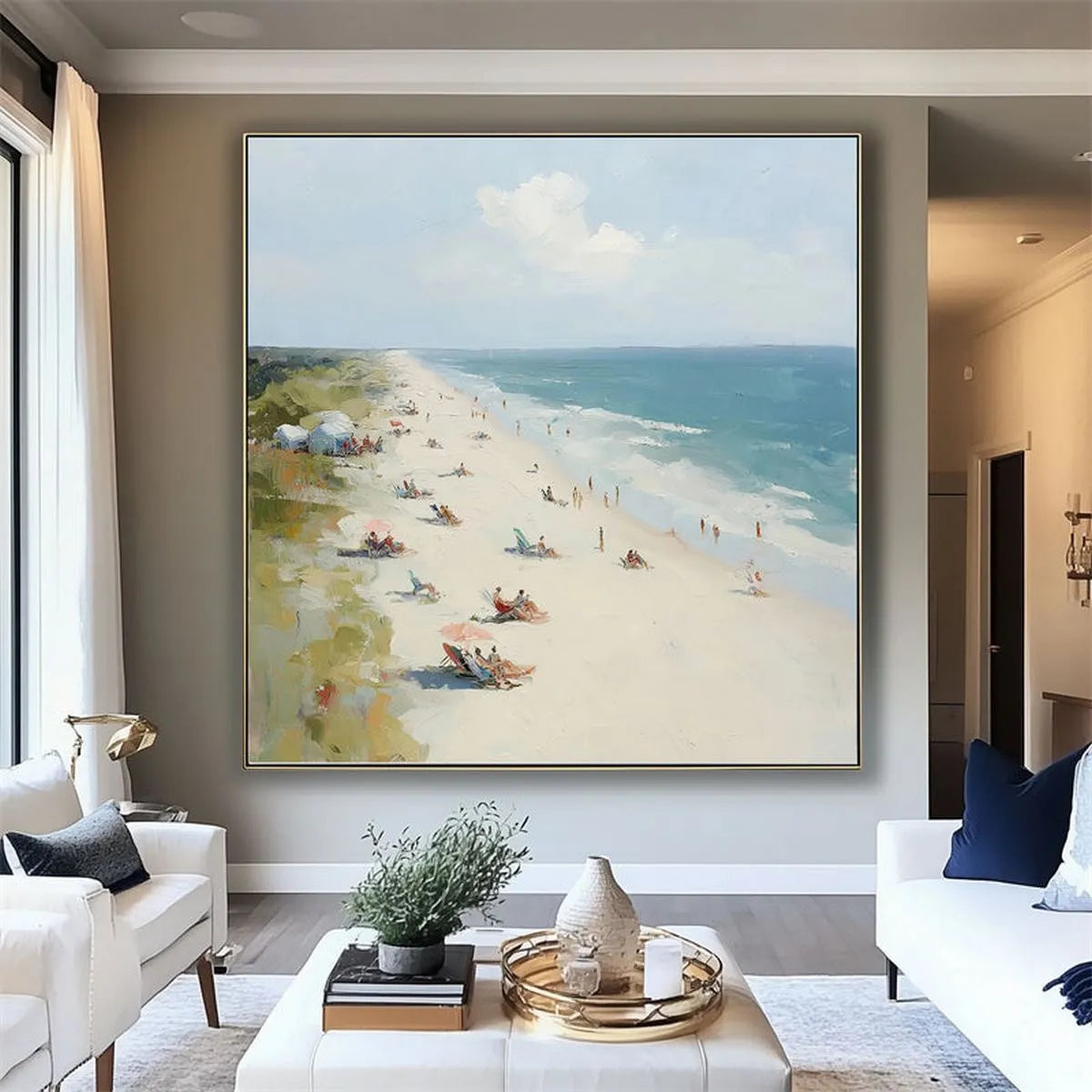 Calm Seascape Painting #CSP137