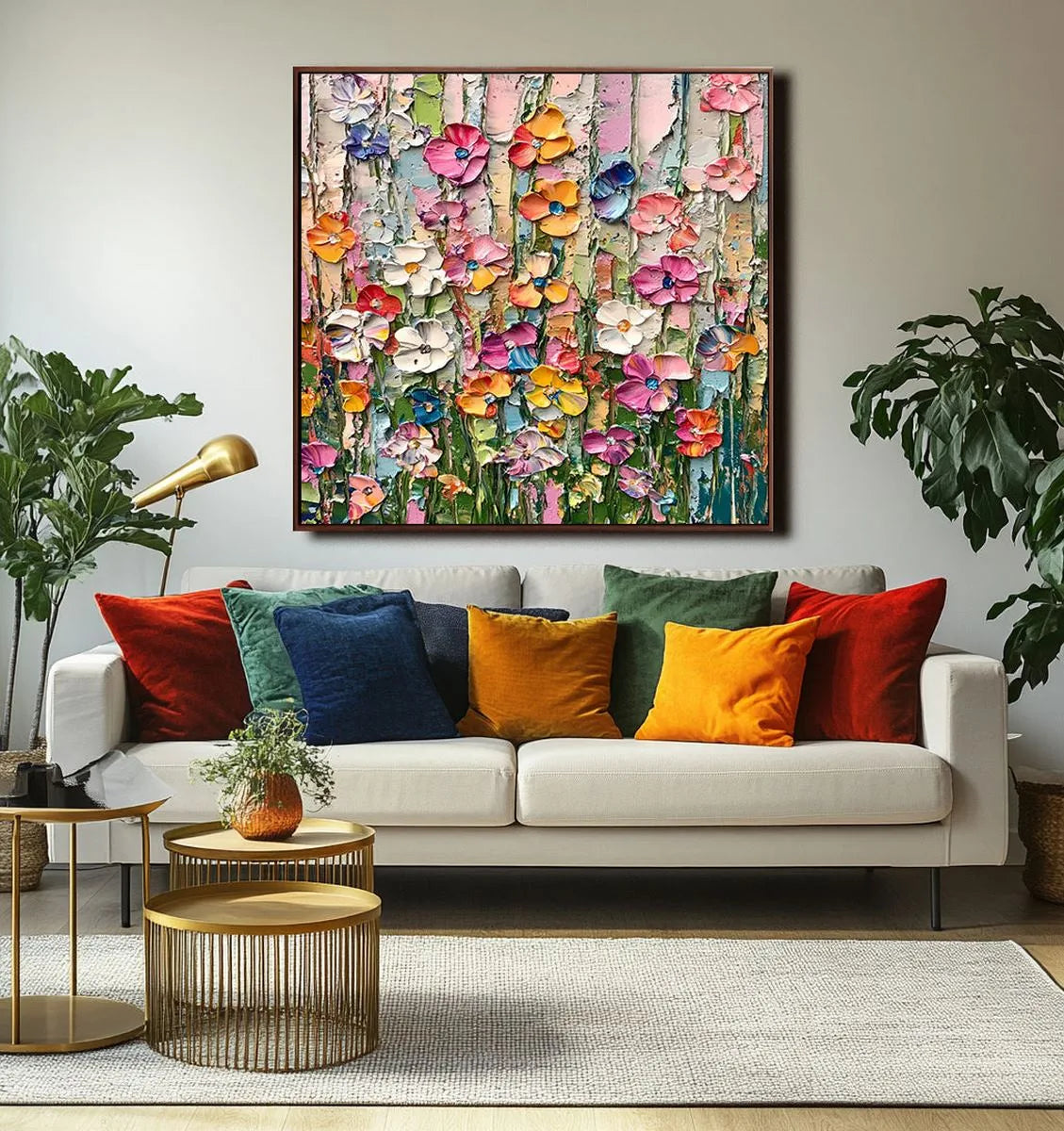 Lush Floral Painting #LF211