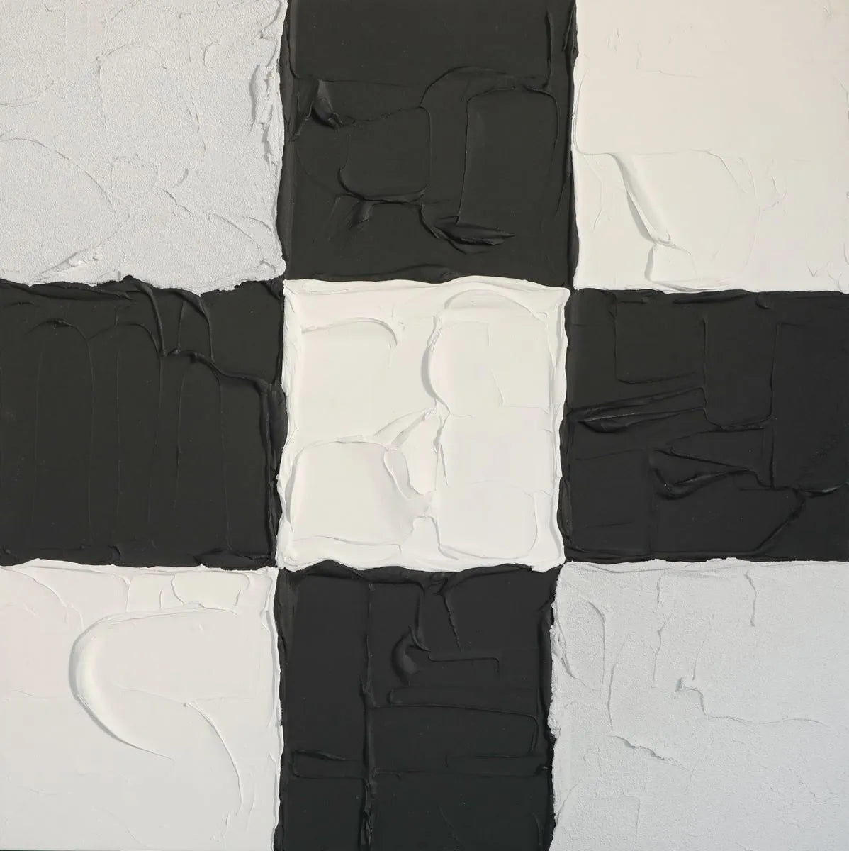 Minimalist Black & White Painting #MB193