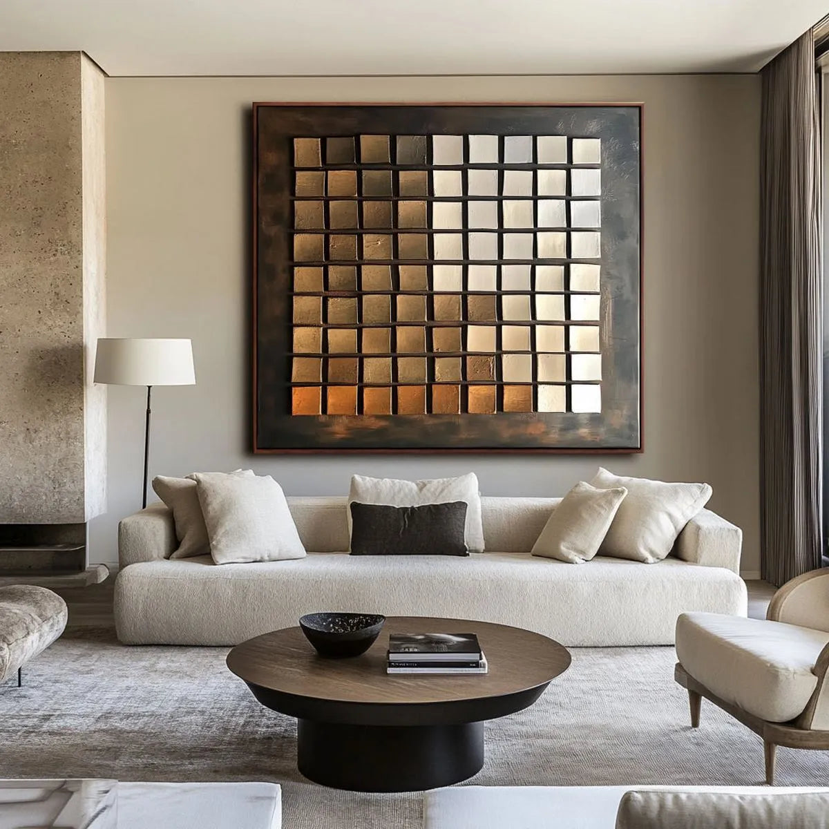 Modern Geometric Abstract Art #MG172