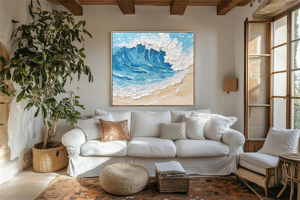 Textured Beach Painting #TBP133