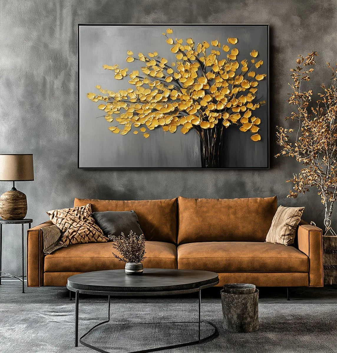 Textured Black & Gold Art #TB504
