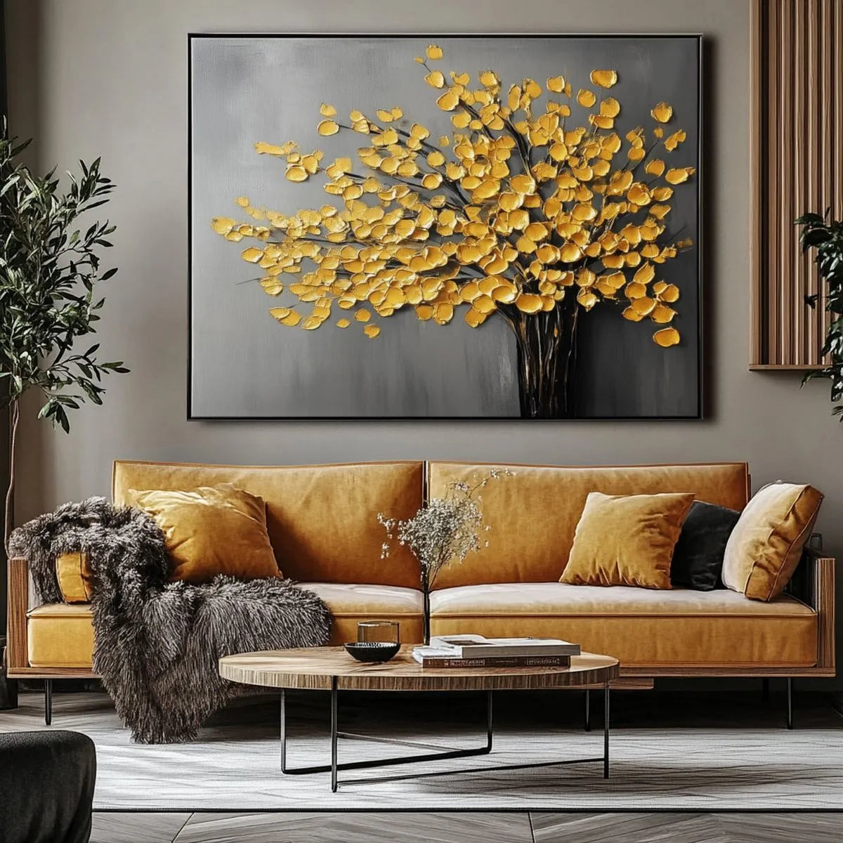 Textured Black & Gold Art #TB504