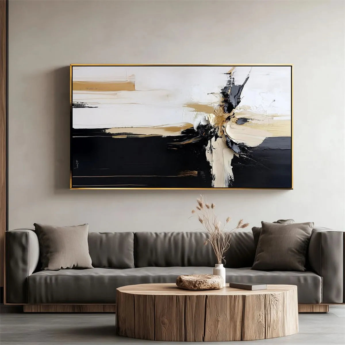 Textured Black & White Art #TB167