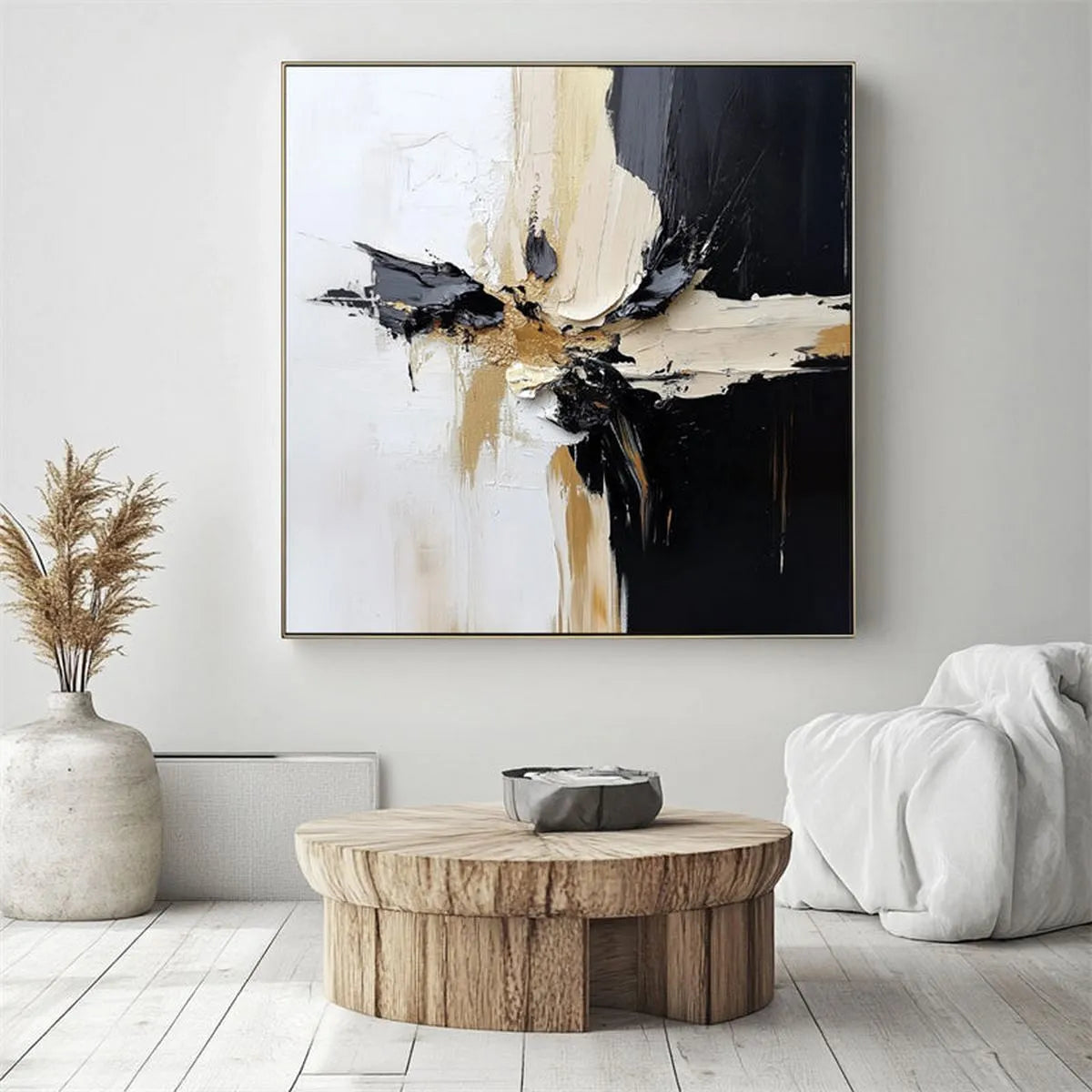 Textured Black & White Art #TB168