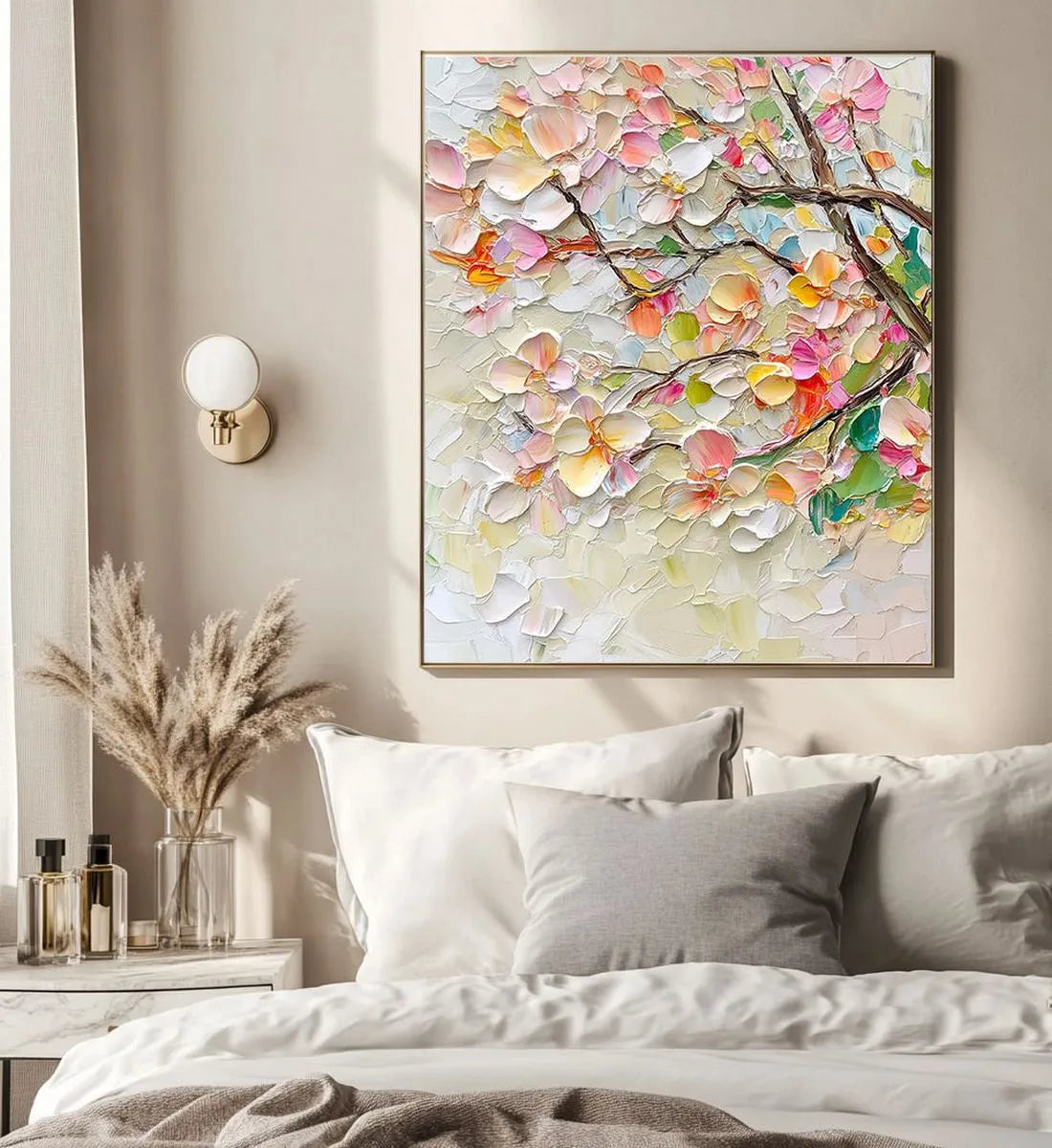Textured Floral Art Painting #TF205