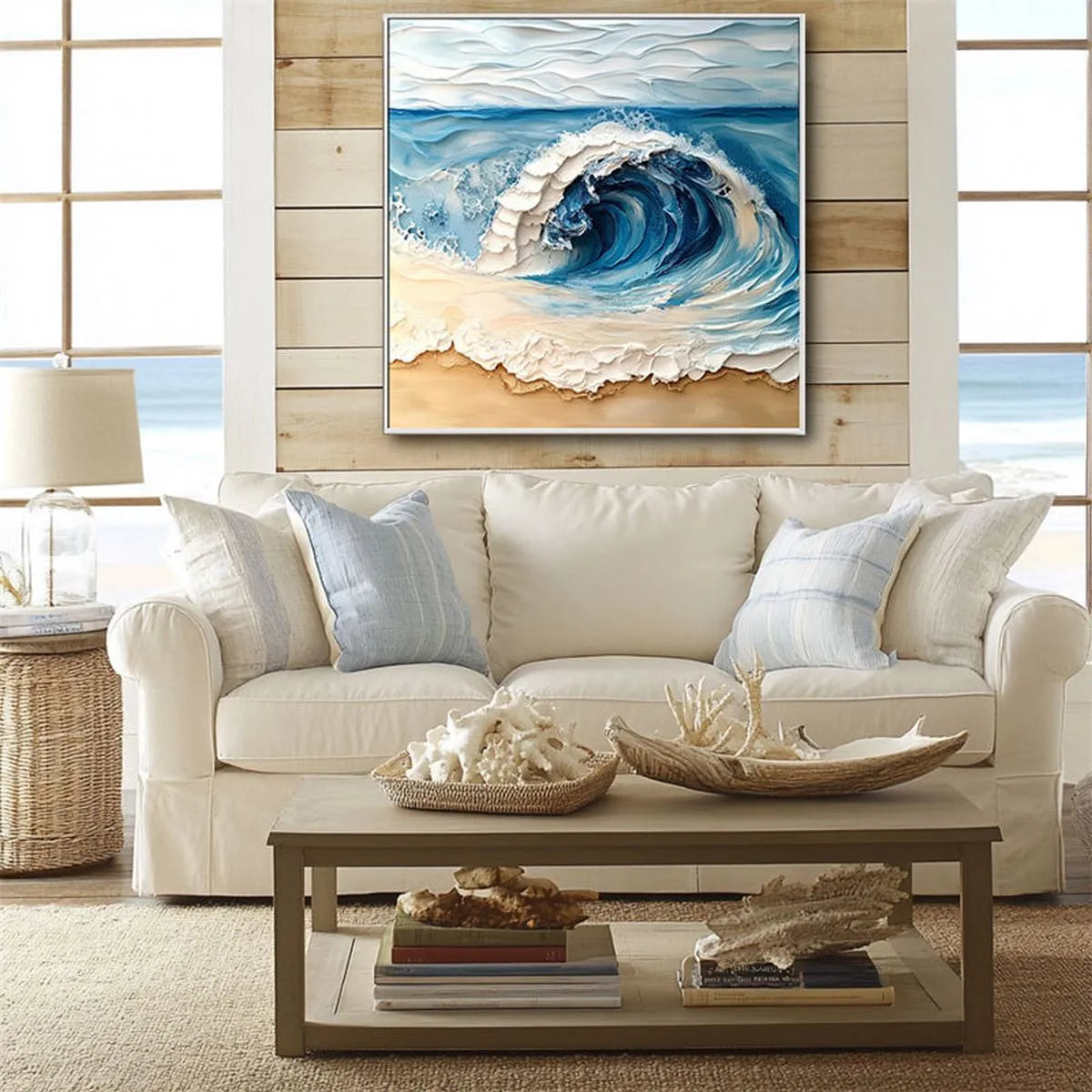 Textured Ocean Painting #TOP125
