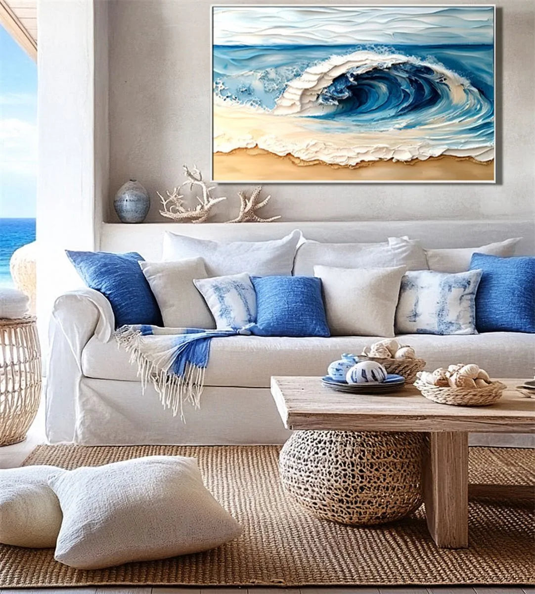 Textured Ocean Painting #TOP125