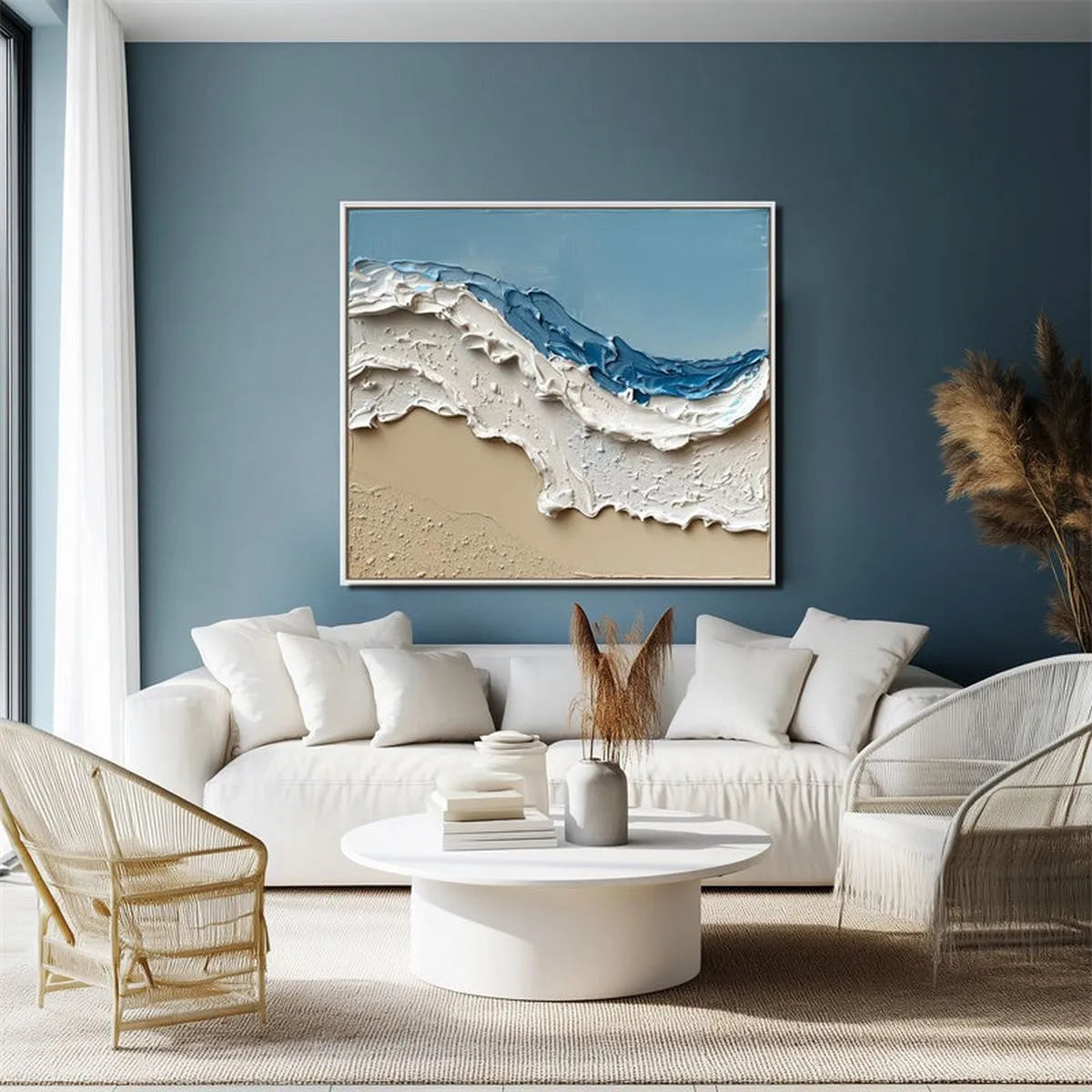 Textured Wave Painting#TWP126