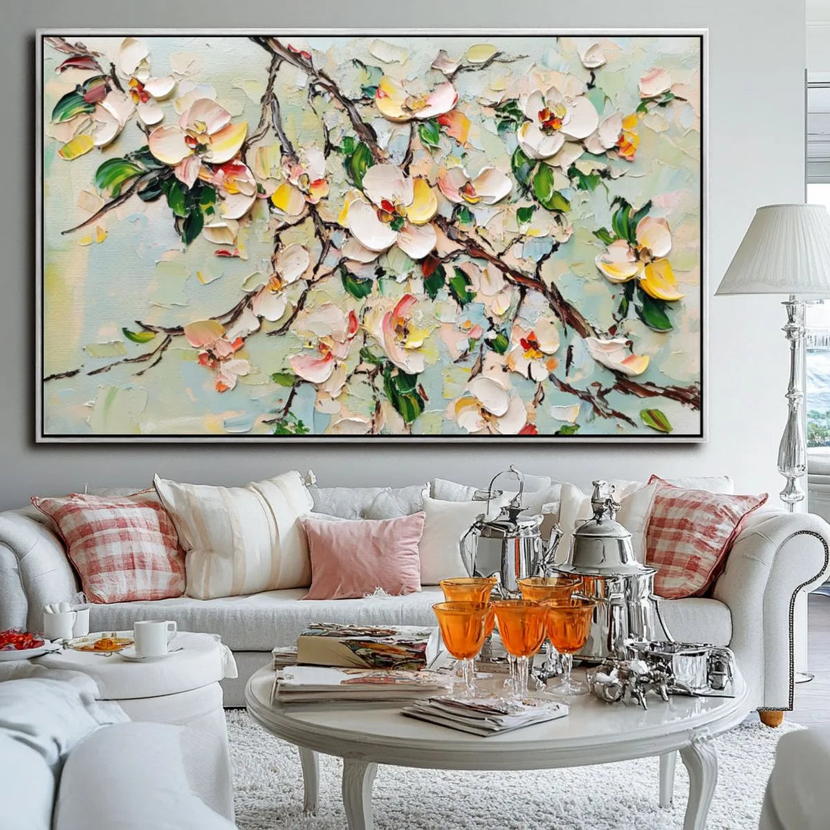 Lush Floral Painting #LF213