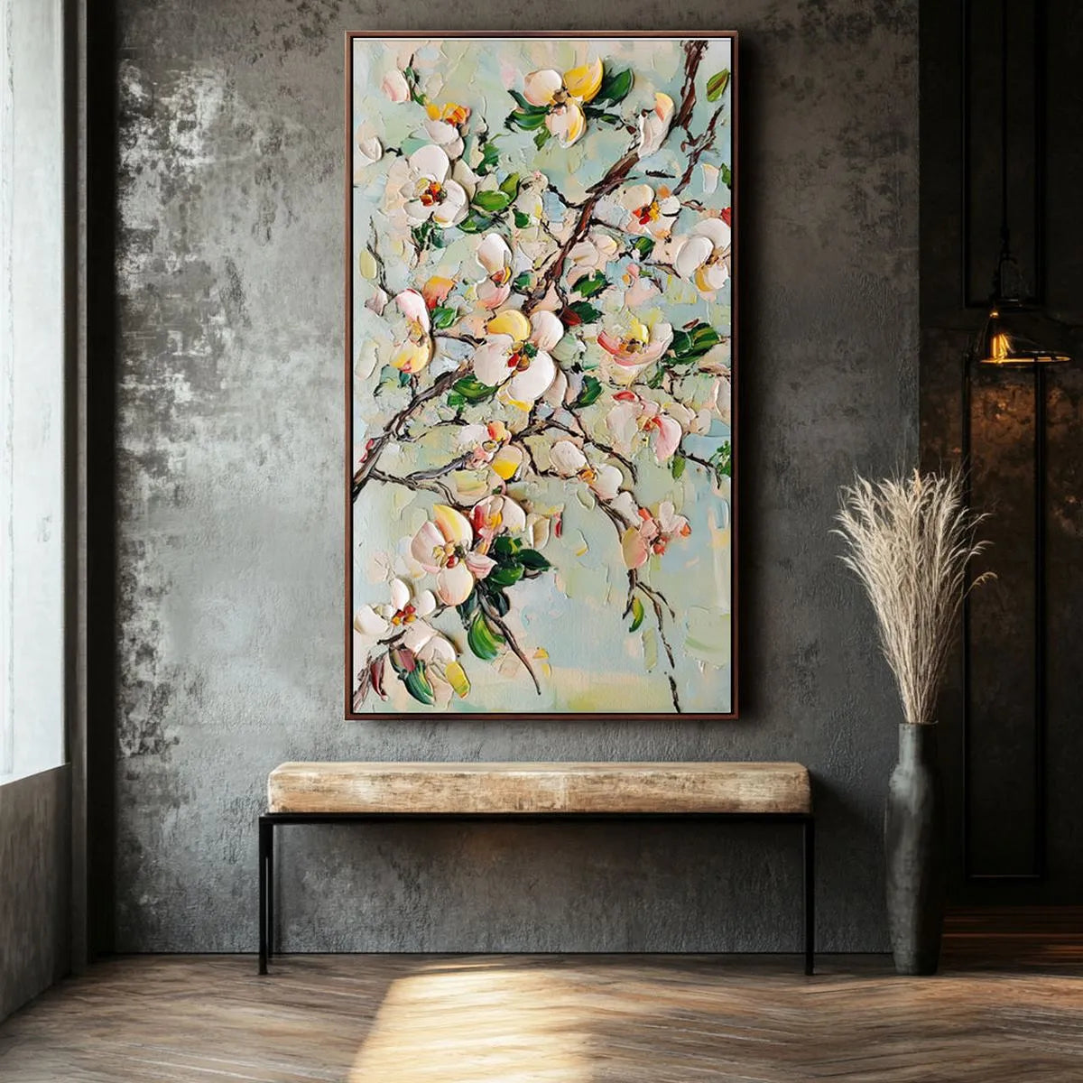 Lush Floral Painting #LF213