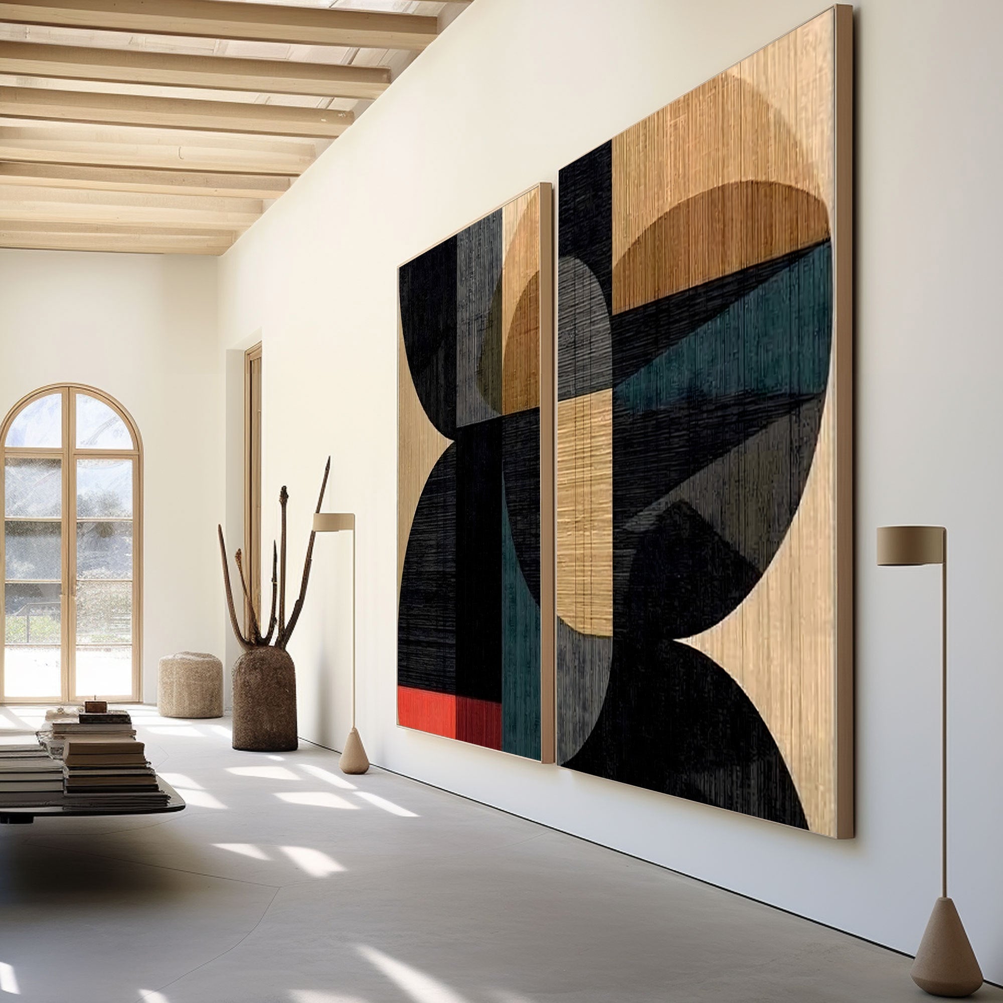 Abstract Painting Set Of 2  #RAB434
