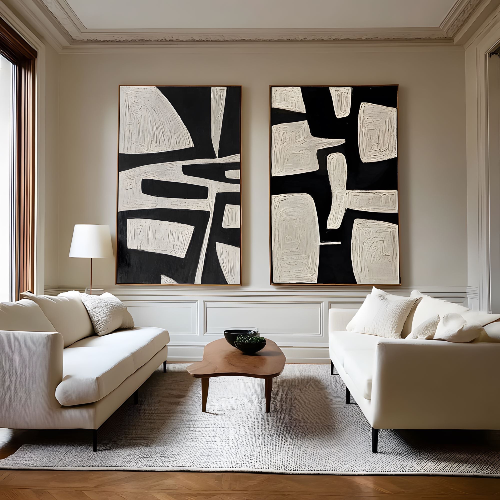 Abstract Painting Set Of 2 #RAB424