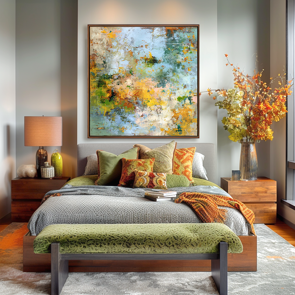 Abstract Colorful Art – Modern Vibrant Painting