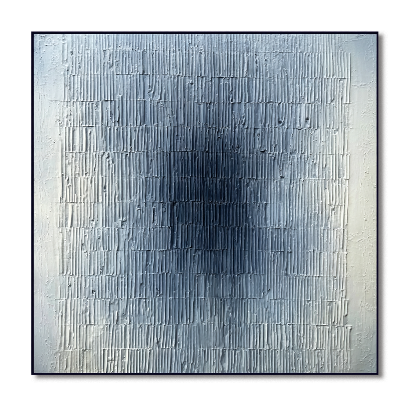 textured abstract wall art with gradient shades and subtle central shadow