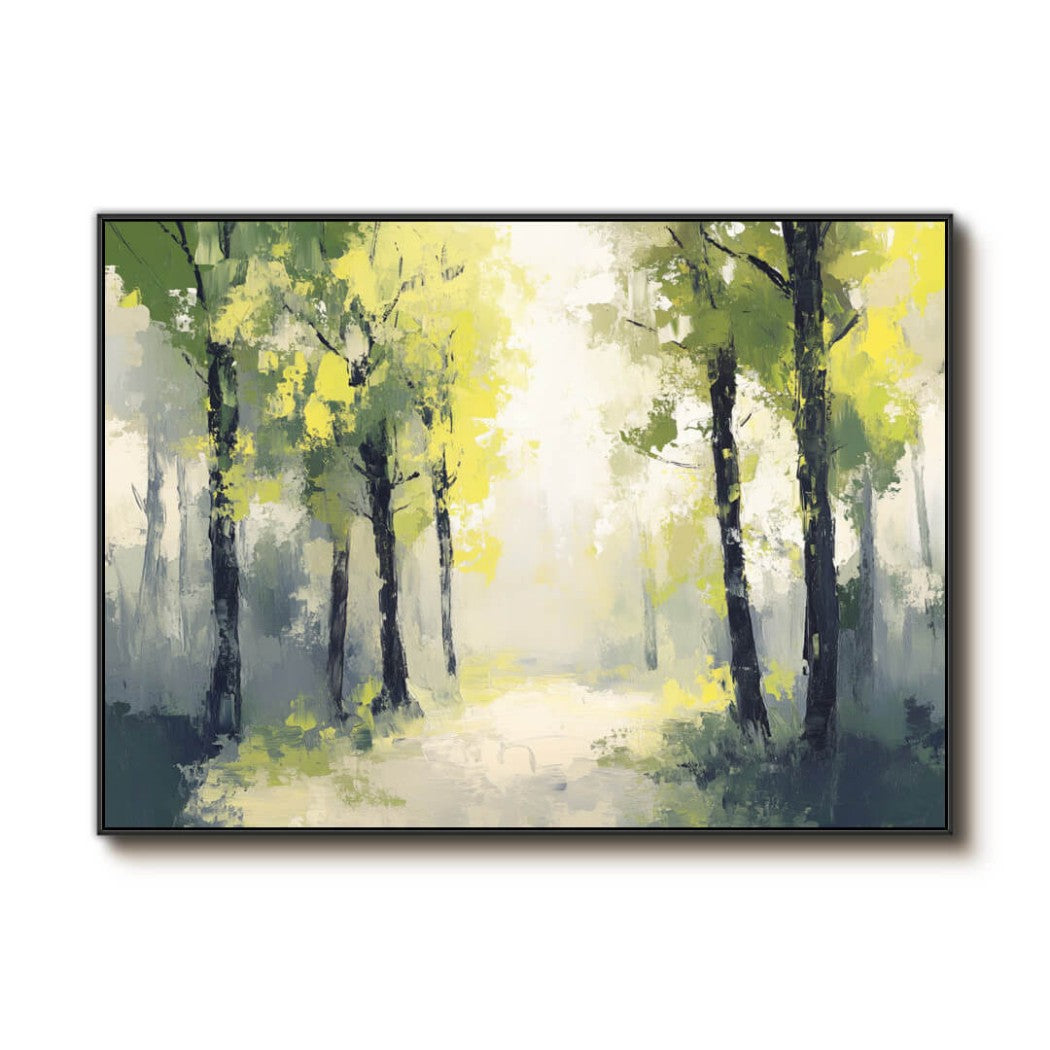 Abstract Forest Oil Painting #MAF155