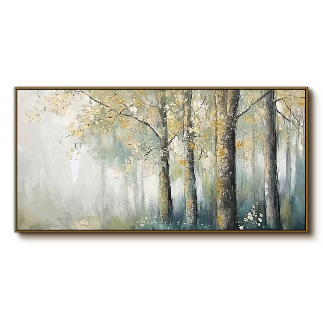 Abstract Forest Landscape Oil Painting #MAF001