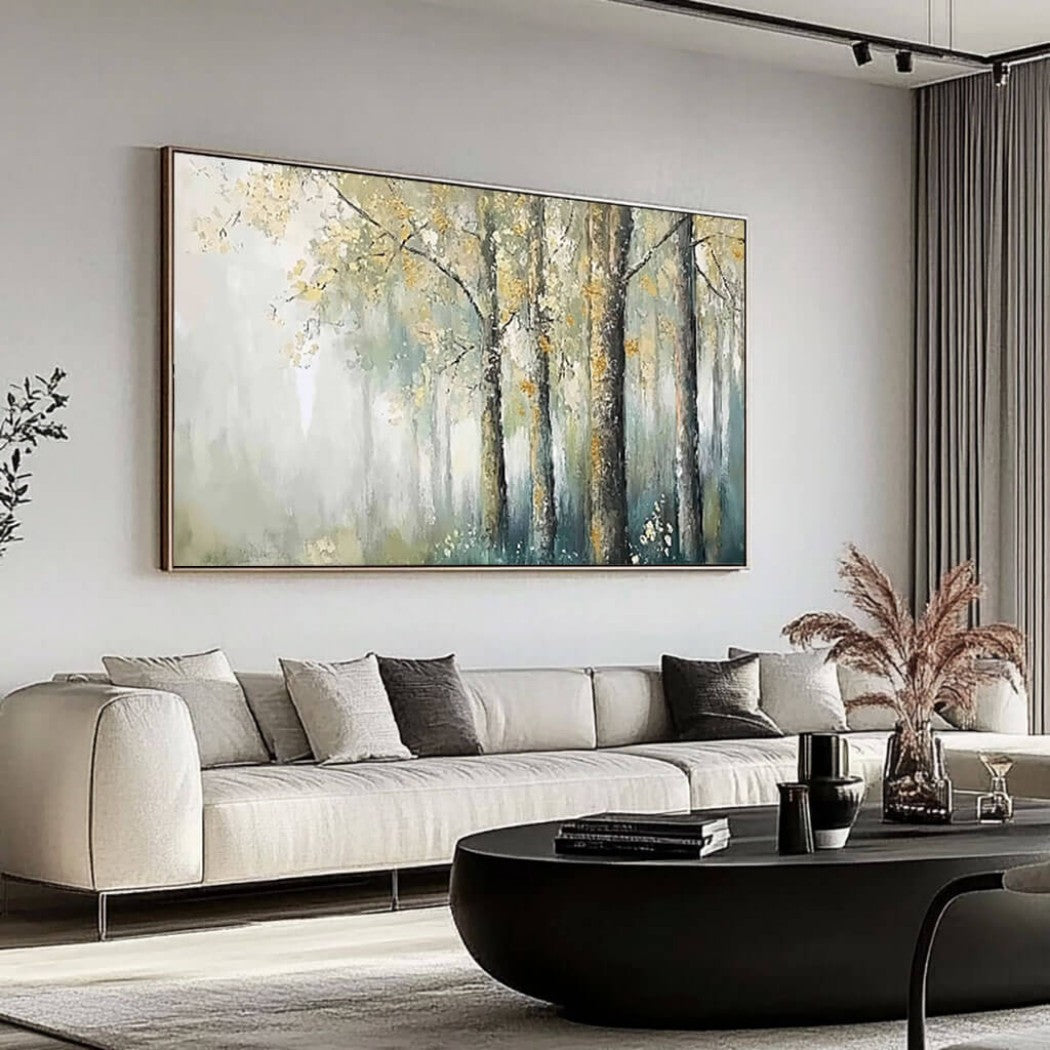 Abstract Forest Landscape Oil Painting #MAF001