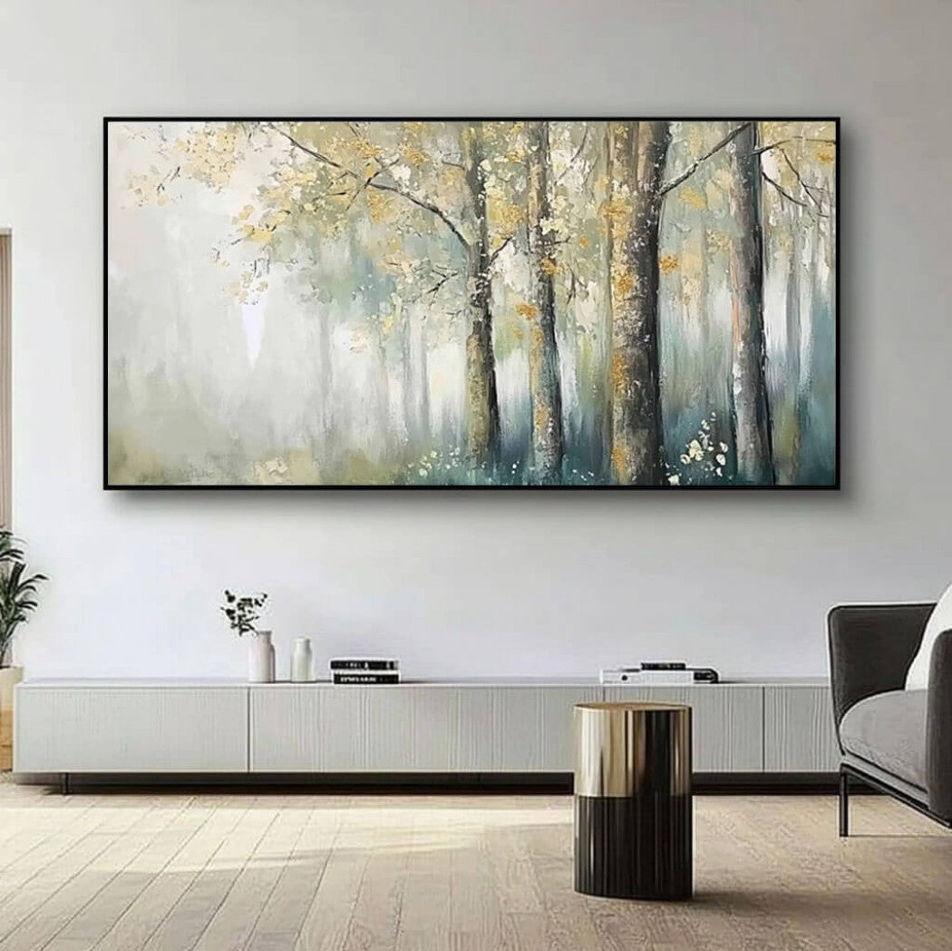 Abstract Forest Landscape Oil Painting #MAF001
