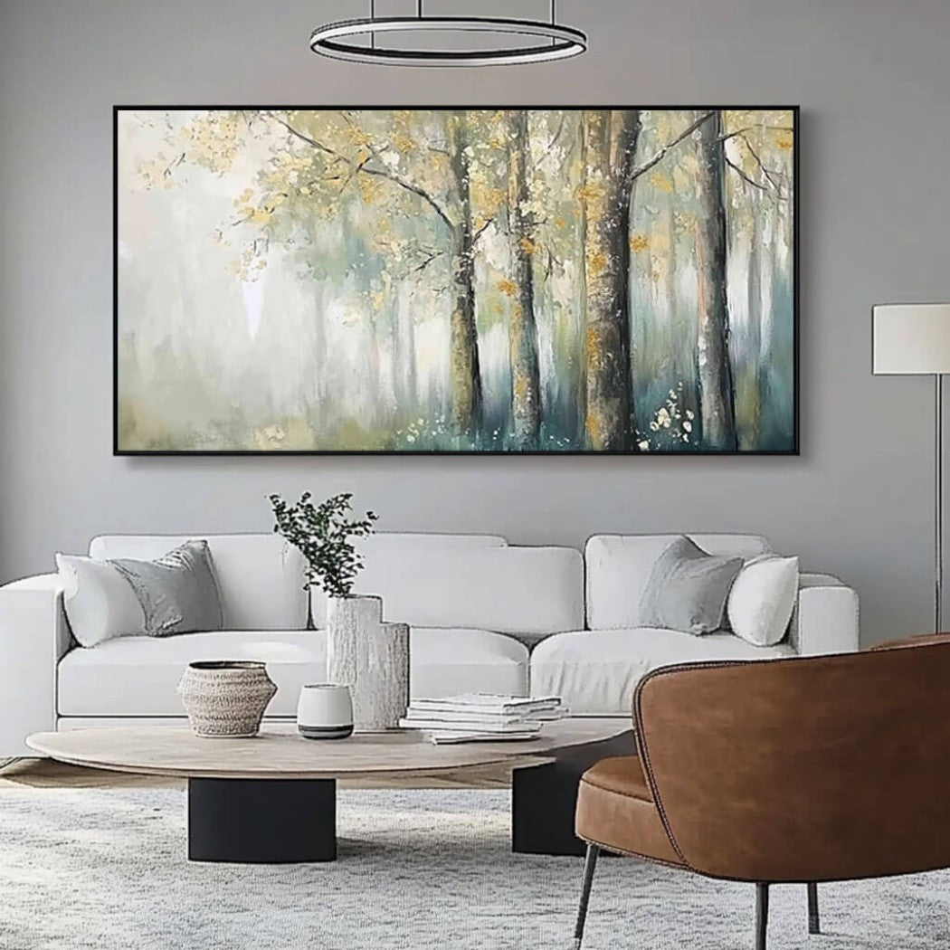 Abstract Forest Landscape Oil Painting #MAF001