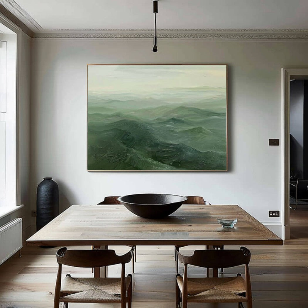 Oversized Abstract Landscape Oil Painting #MOA745