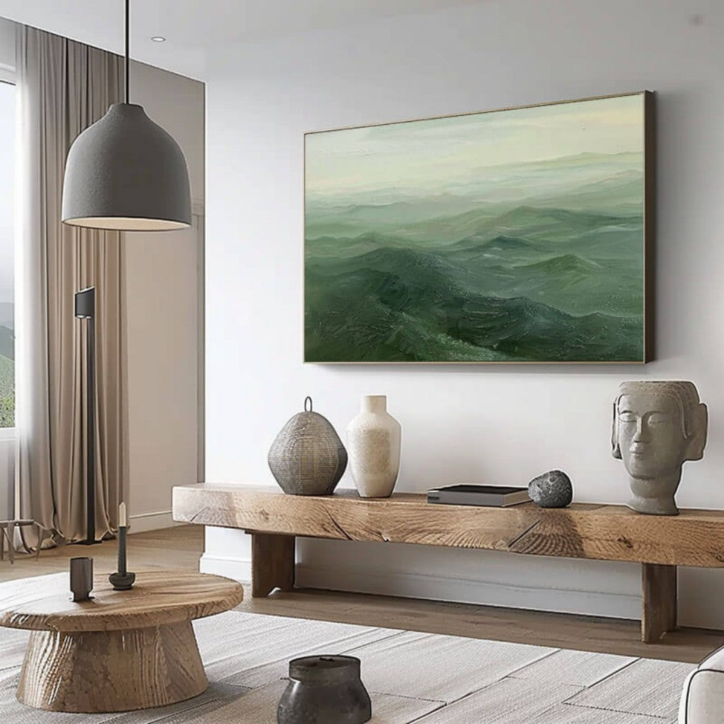 Oversized Abstract Landscape Oil Painting #MOA745