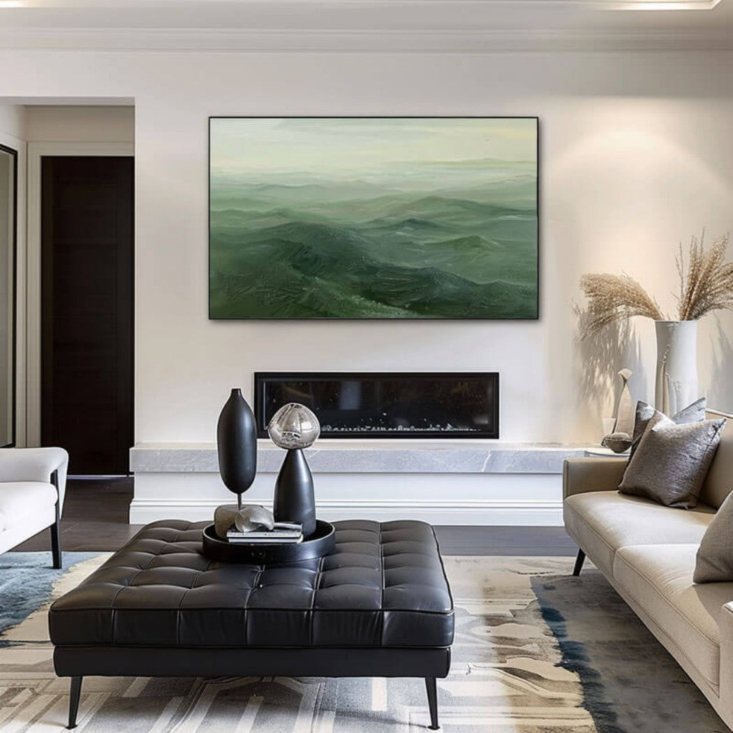Oversized Abstract Landscape Oil Painting #MOA745