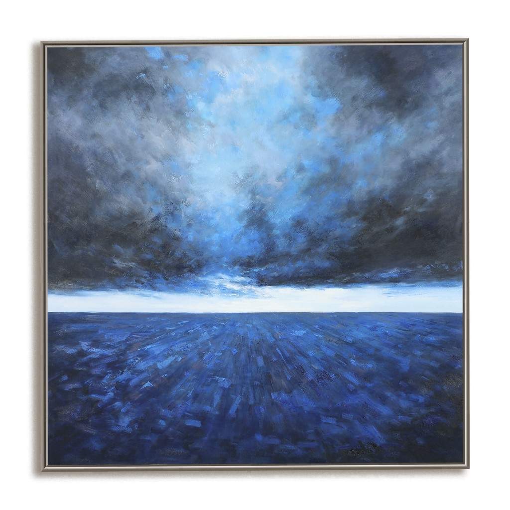 Large Original Abstract Seascape Oil Painting #MLO0067