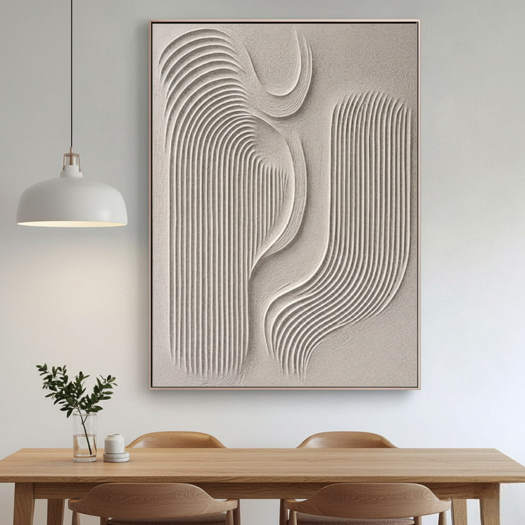 Abstract Textured Minimalist Oil Painting #MAT151